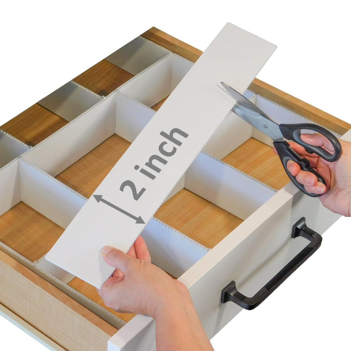 Customizable Grid Drawer Dividers, Cut to Fit Organizer