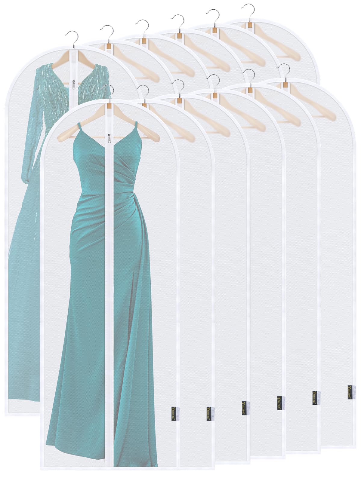 BALEINE 2PK Garment Bags for Hanging Clothes, 40" Suit Bag for Closet