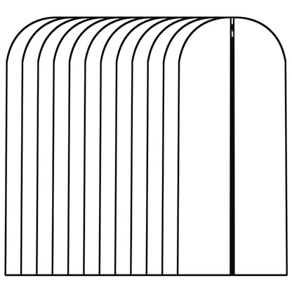 Garment Bags for Hanging Clothes 12 PCS Transparent Waterproof Dustproof Storage for Wardrobe Storage Suit Covers for Closet Cloth Cover Washable Clear Reuse Full Zipper for Suits Gowns 24''x40''