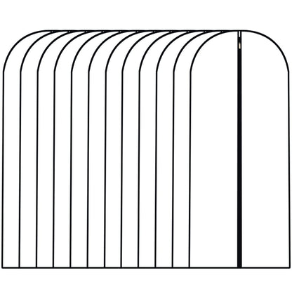 Garment Bags for Hanging Clothes 12 PCS Transparent Waterproof Dustproof Storage for Wardrobe Storage Suit Covers for Closet Cloth Cover Washable Clear Reuse Full Zipper for Suits Gowns 24''x40''