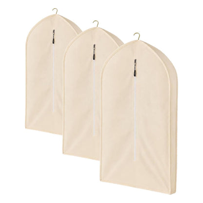100% Cotton Garment Bag | Long | Breathable Garment Bags for Hanging Clothes | Garment Storage Bag for Long Dresses & Coats Storage | Pack of 1 (42 Inch)