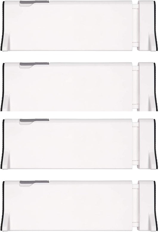 OXO Tot Expandable Drawer Dividers, 4-Pack Drawer Organizers