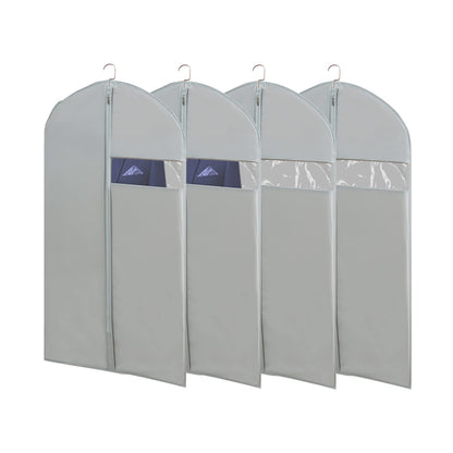 Dress Bags for Gowns Long, 65'' Long Dress Clear Garment Bag(Set of 2, 23.3'' X 65'')