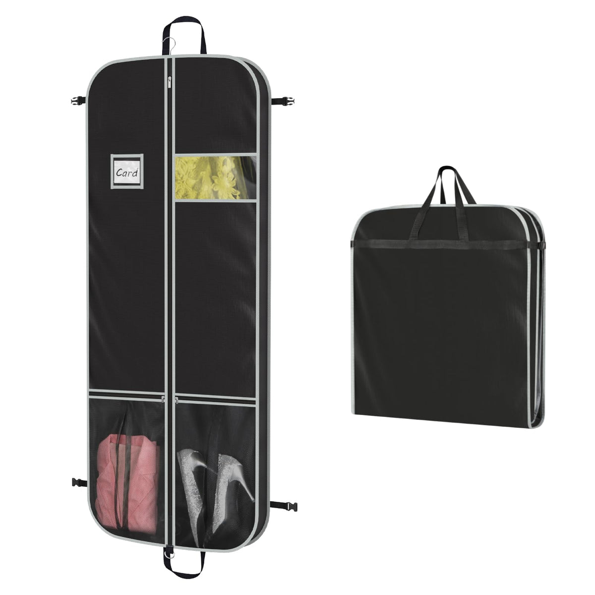 Zilink Long Garment Bags for Dresses Coat Bags for Travel & Storage 60 in