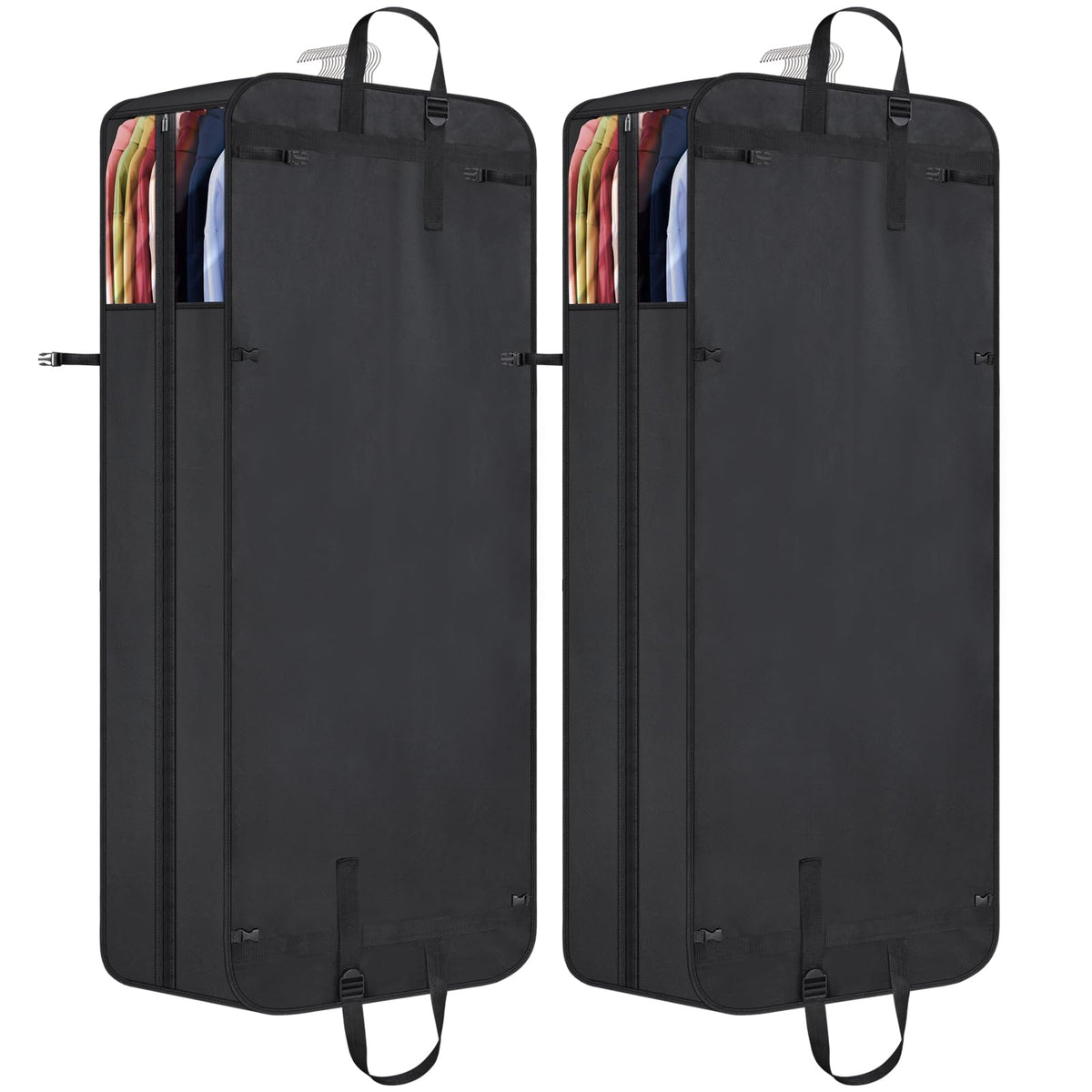 Univivi Garment Bag for Moving, Heavy Duty Suit Bag, 60 Inch, Set of 1