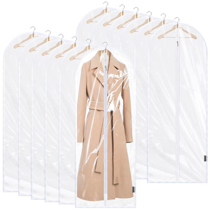 BALEINE 2PK Garment Bags for Hanging Clothes, 40" Suit Bag for Closet