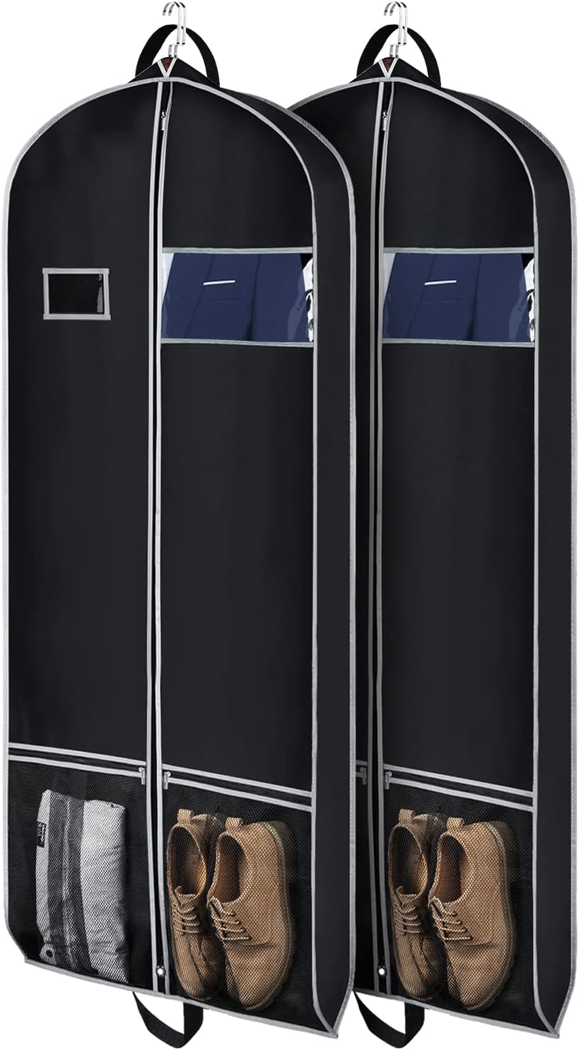 Zilink Long Garment Bags for Dresses Coat Bags for Travel & Storage 60 in