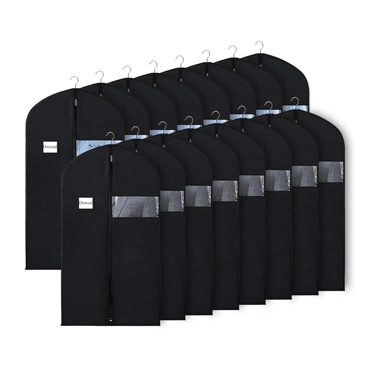 Univivi Garment Bag for Moving, Heavy Duty Suit Bag, 60 Inch, Set of 1