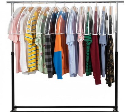 36” All Clear Garment Bags for Women Suit Bags - PEVA Waterproof Suit Cover with Zipper for,Hanging Clothes, Coats - Durable Dresser for Closet Storage, Dustproof & Moisture Resistant - 36”/12 Pack