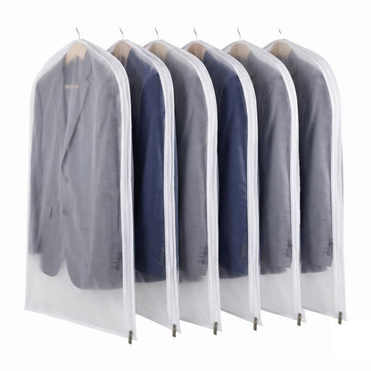 40" Garment Bags for Hanging Clothes, 6 Pack
