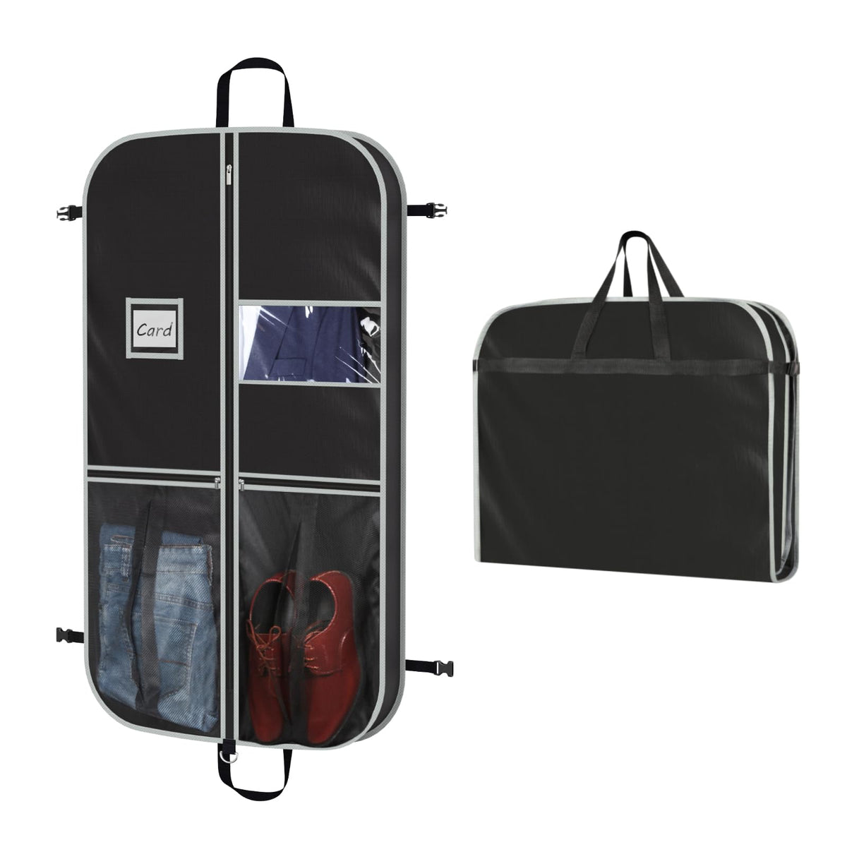 Zilink Long Garment Bags for Dresses Coat Bags for Travel & Storage 60 in