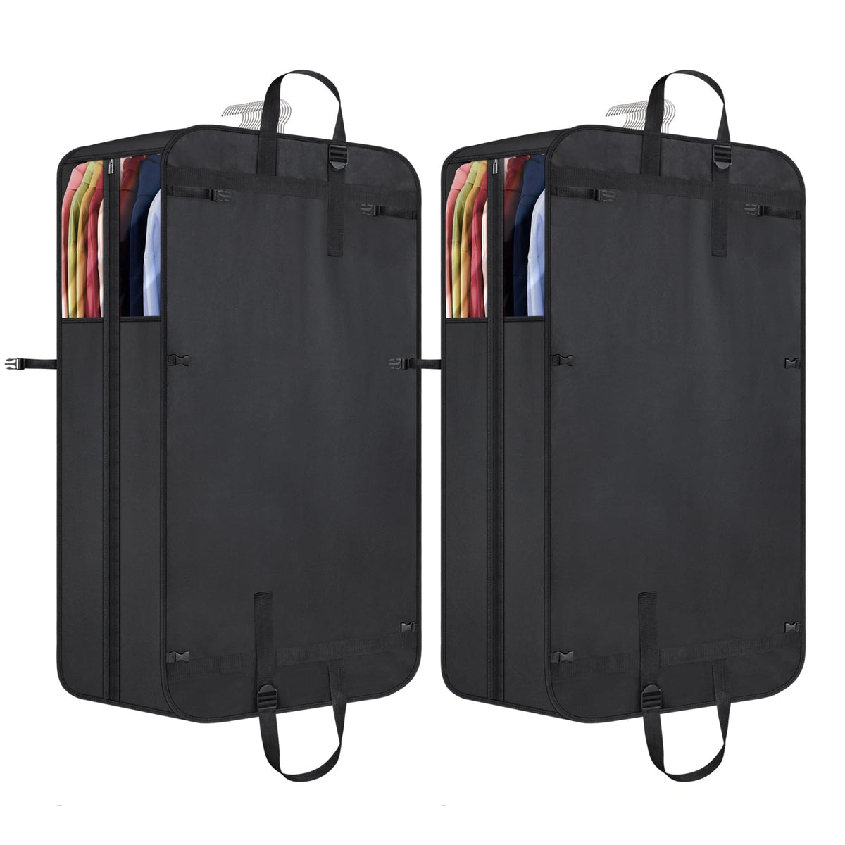 Univivi Garment Bag for Moving, Heavy Duty Suit Bag, 60 Inch, Set of 1