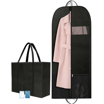 Premium Suit Bag for Travel, Wardrobe Garment Bag with Shoe Compartment