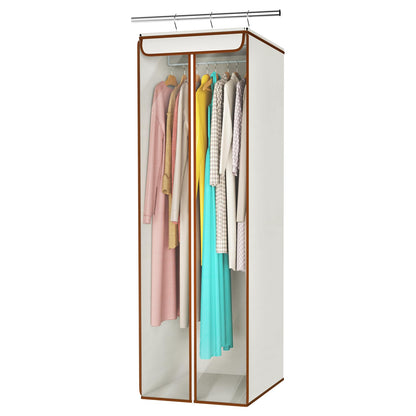 Univivi Garment Bags for Hanging Clothes, Cloth Bag 54 In, 1 PCS, Grey
