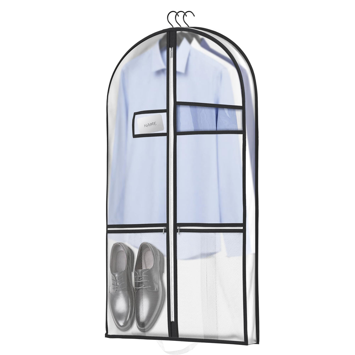 Lazebox Garment Bags for Travel and Closet Storage with Zipper, 65'' Long Dress Bag for Gowns Long