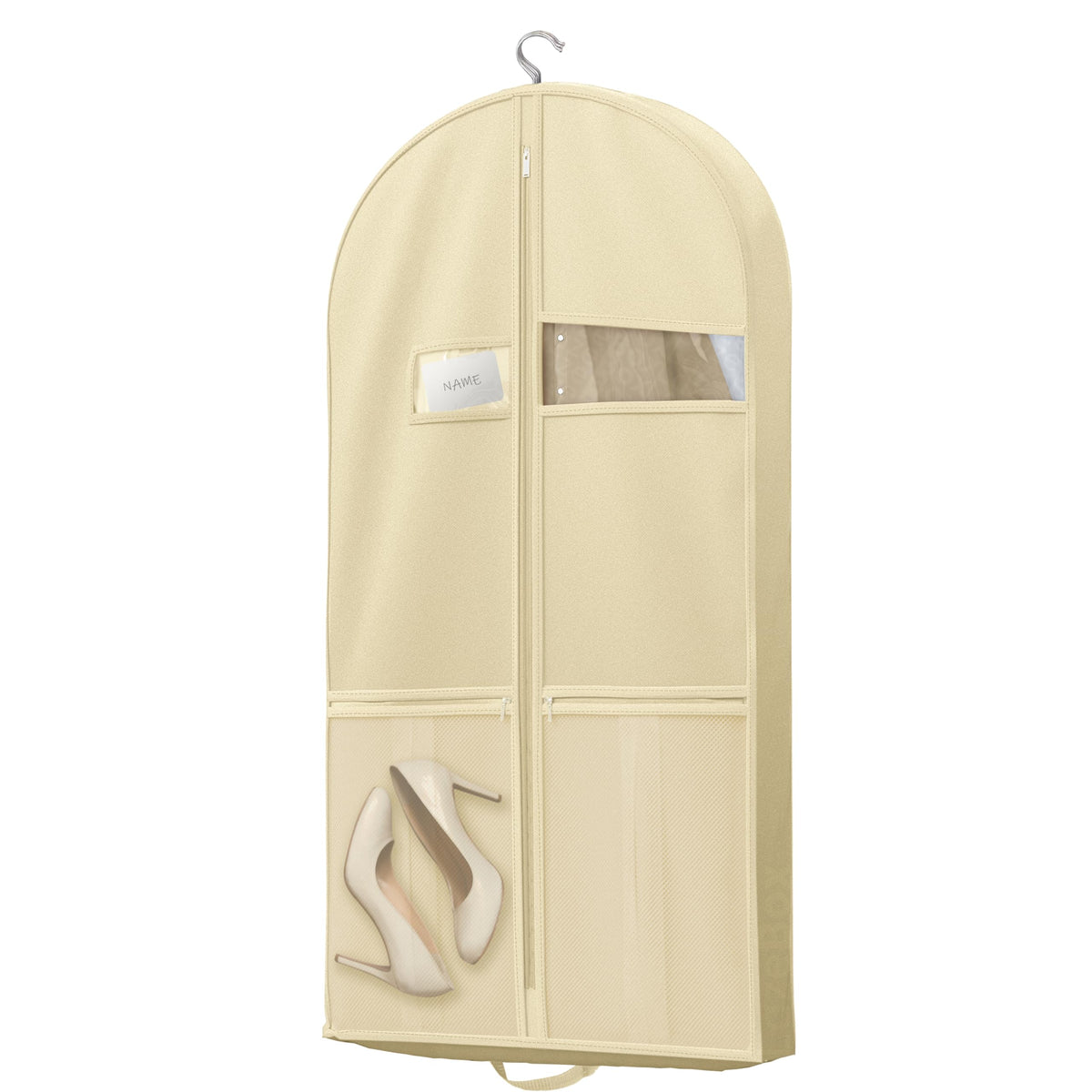 Lazebox Garment Bags for Travel and Closet Storage with Zipper, 65'' Long Dress Bag for Gowns Long