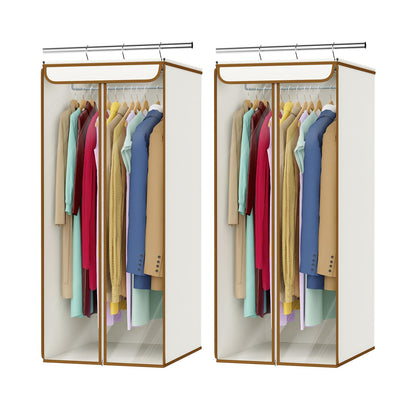 Univivi Garment Bags for Hanging Clothes, Cloth Bag 54 In, 1 PCS, Grey