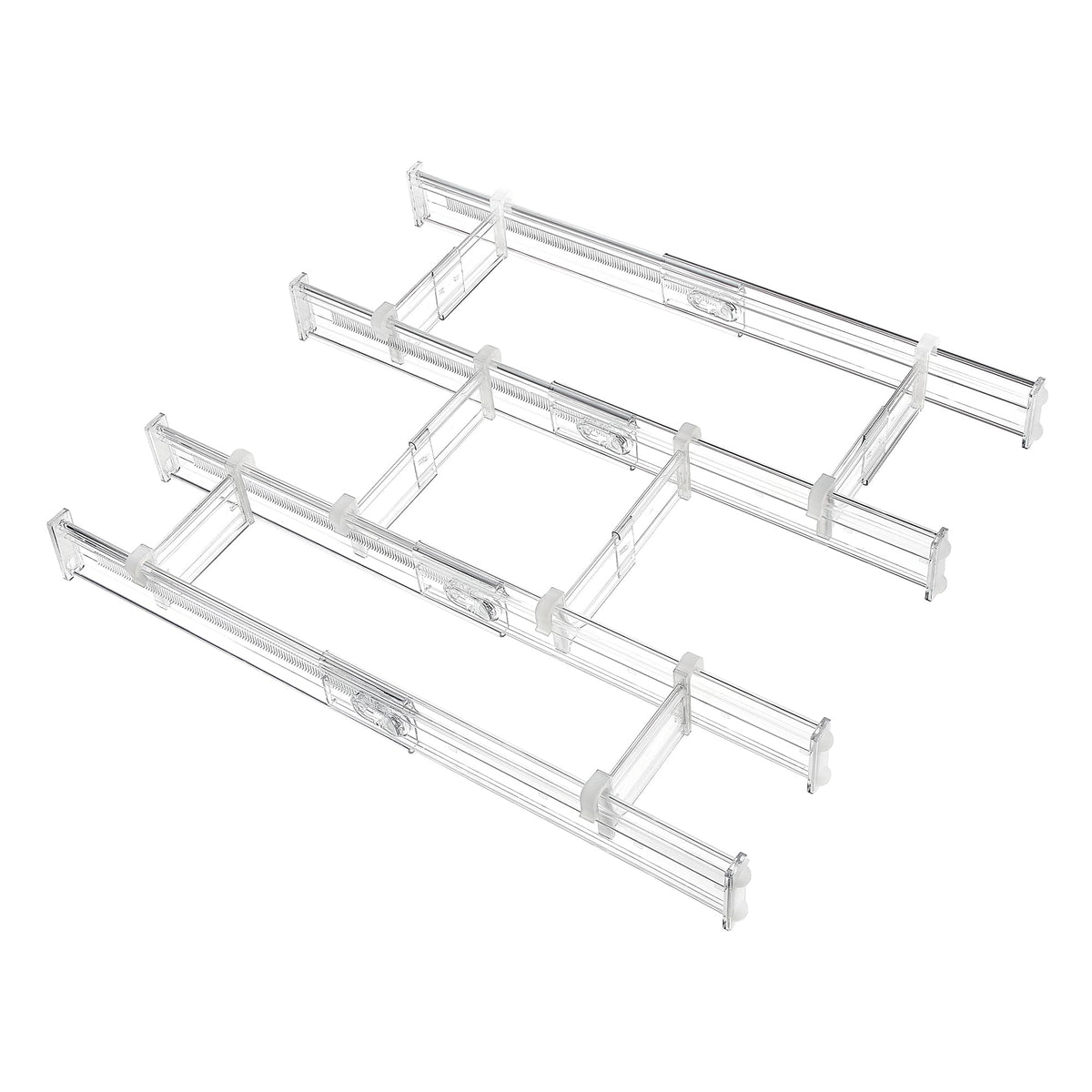 Vtopmart 6" Tall Upgrade Drawer Dividers, 12.8"-22.3" Expandable, 8 Pack