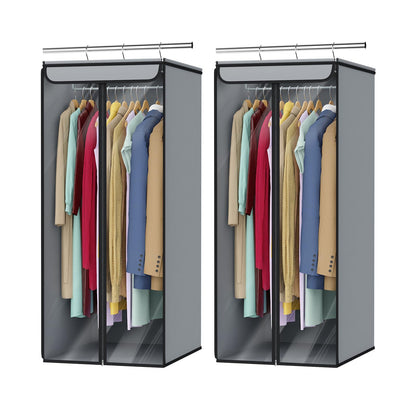 Univivi Garment Bags for Hanging Clothes, Cloth Bag 54 In, 1 PCS, Grey