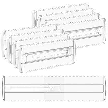 12 Pack 4" High Drawer Dividers for Clothes, 10.2"-16.5" Expandable