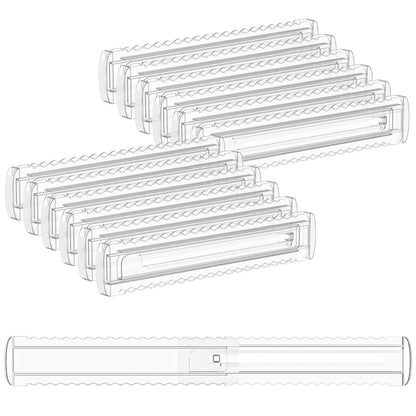 12 Pack 4" High Drawer Dividers for Clothes, 10.2"-16.5" Expandable