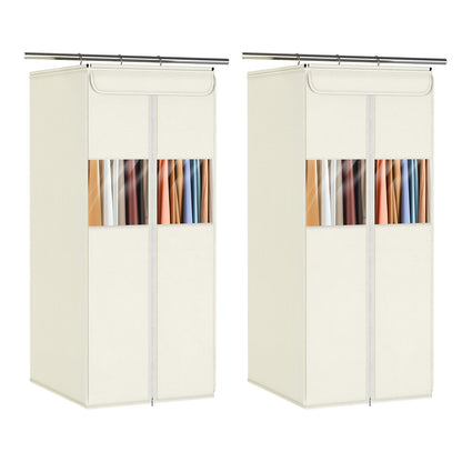 Zilink Clear Garment Bags for Hanging Clothes Garment Storage Bags 54 in