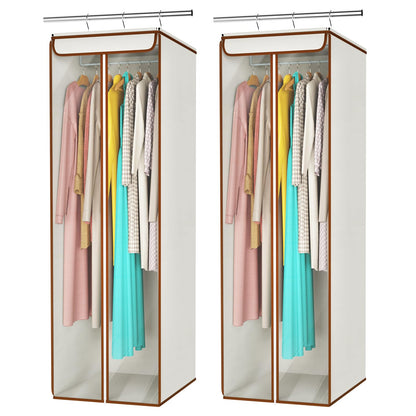 Univivi Garment Bags for Hanging Clothes, Cloth Bag 54 In, 1 PCS, Grey