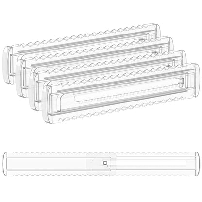 12 Pack 4" High Drawer Dividers for Clothes, 10.2"-16.5" Expandable