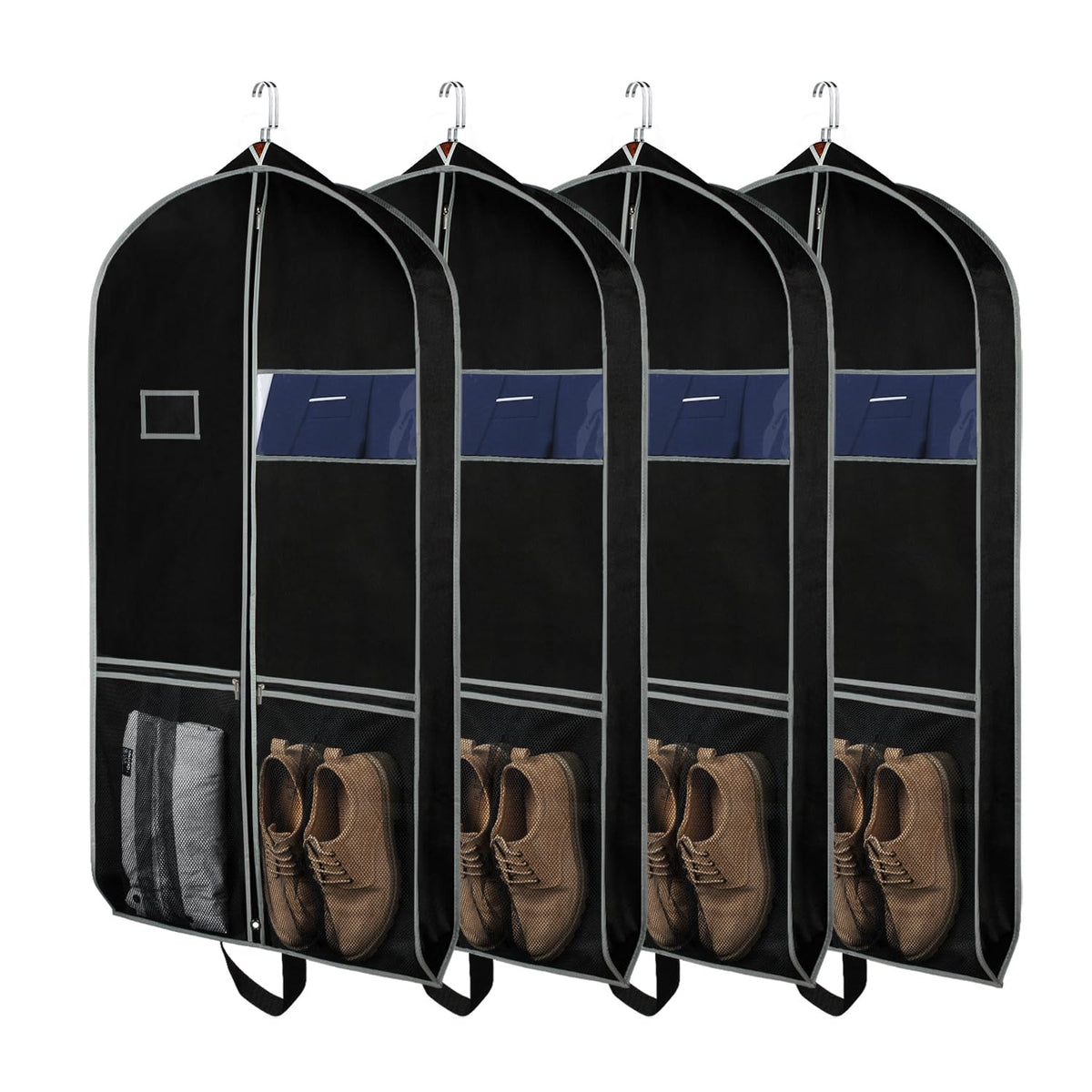 Zilink Long Garment Bags for Dresses Coat Bags for Travel & Storage 60 in