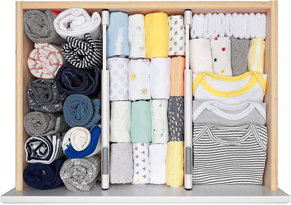 OXO Tot Expandable Drawer Dividers, 4-Pack Drawer Organizers