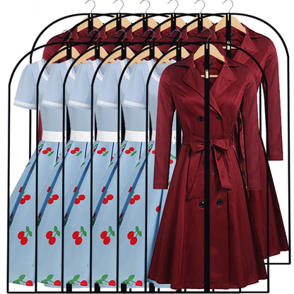 Garment Bags for Hanging Clothes 24"X48"Suit Bags for Closet Storage Plastic Waterproof Suit Cover Bags with Zipper for Suit, Sweaters, Coat Protector Travel Closet Clothing