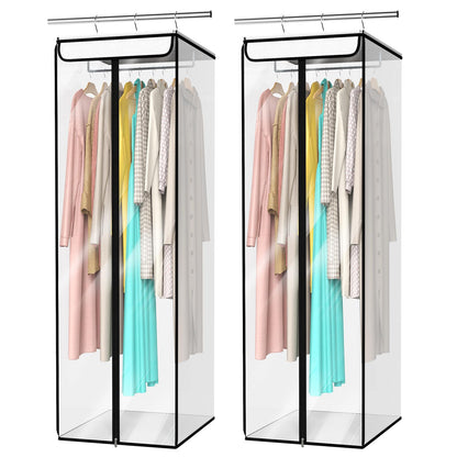Univivi Garment Bags for Hanging Clothes, Cloth Bag 54 In, 1 PCS, Grey