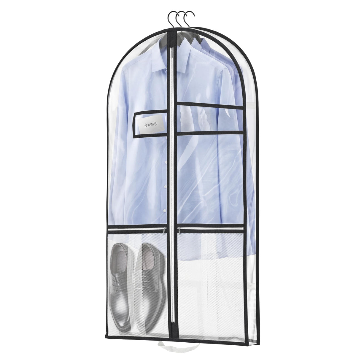 Lazebox Garment Bags for Travel and Closet Storage with Zipper, 65'' Long Dress Bag for Gowns Long