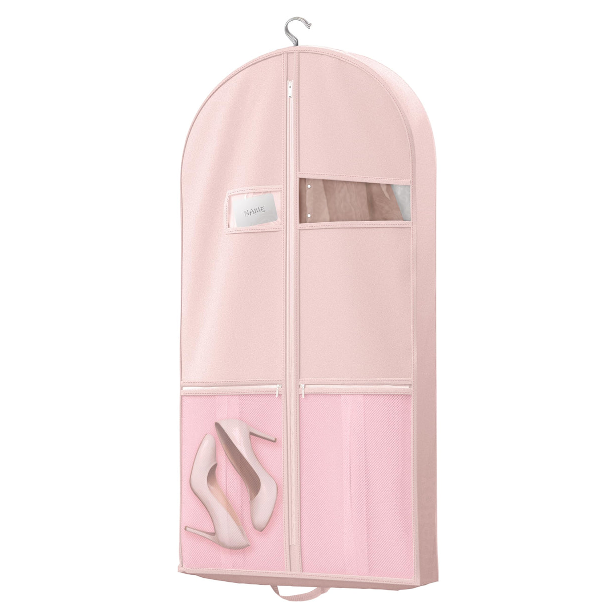 Lazebox Garment Bags for Travel and Closet Storage with Zipper, 65'' Long Dress Bag for Gowns Long