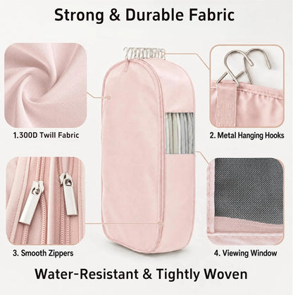 Space Saving Hanging Compression Garment Bag for Coats & Jackets