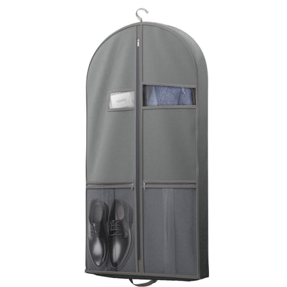 Lazebox Garment Bags for Travel and Closet Storage with Zipper, 65'' Long Dress Bag for Gowns Long