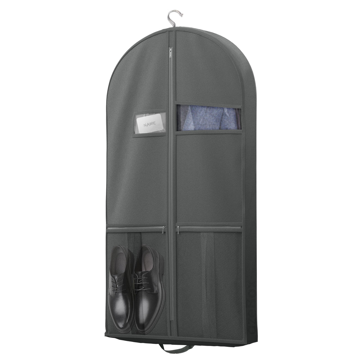 Lazebox Garment Bags for Travel and Closet Storage with Zipper, 65'' Long Dress Bag for Gowns Long