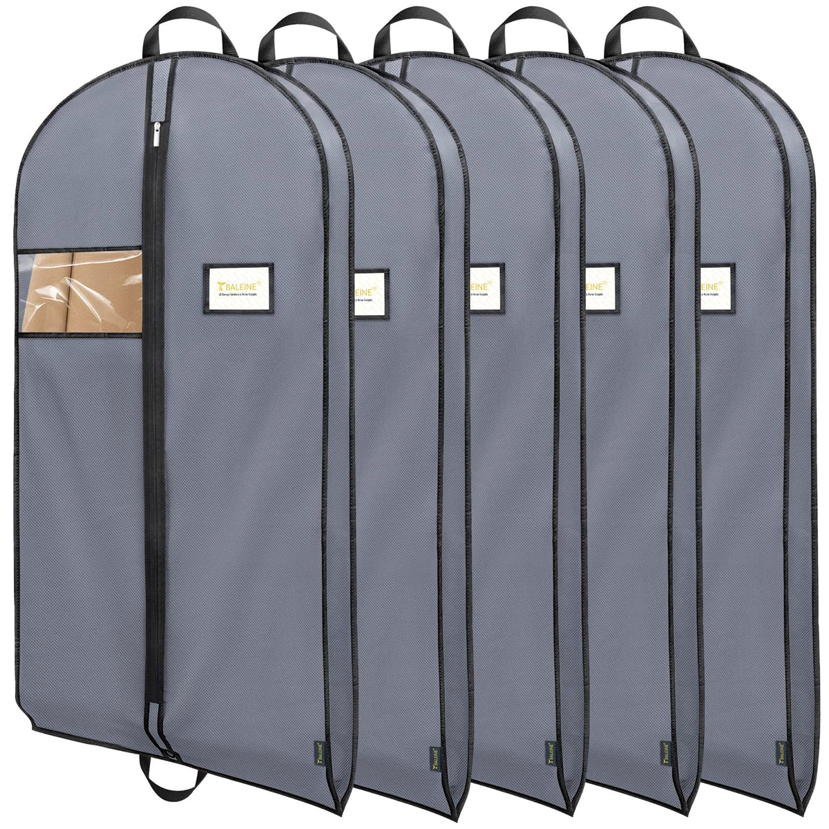 BALEINE 1PK Garment Bags for Hanging Clothes, 43" Suit Bag for Travel
