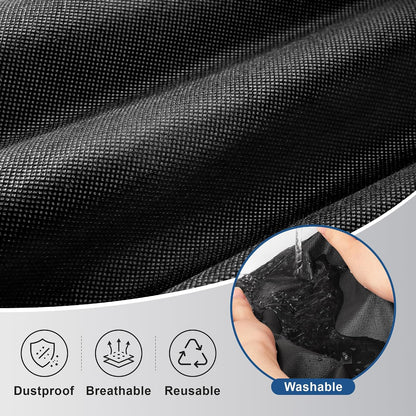 Lzerking 43" Suit Bags with Shoe Storage for Closet Storage and Travel