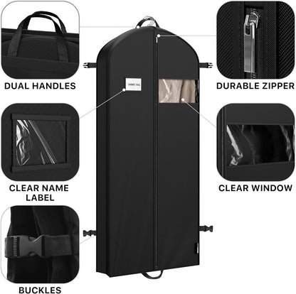 Simple Houseware 60" Travel Garment Bag, Heavy Duty Suit Bag