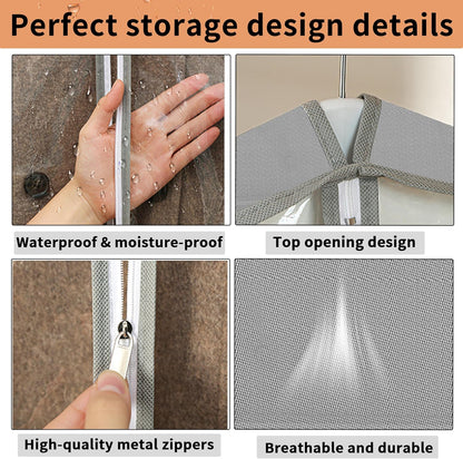 3 Pcs Garment Bags,40" & 50" PVEA Breathable Dust Cover,Dress Bag